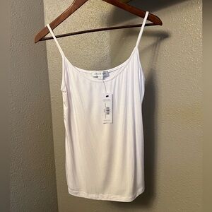 NWT Amour Vert Camille White Dream Knit Camisole L